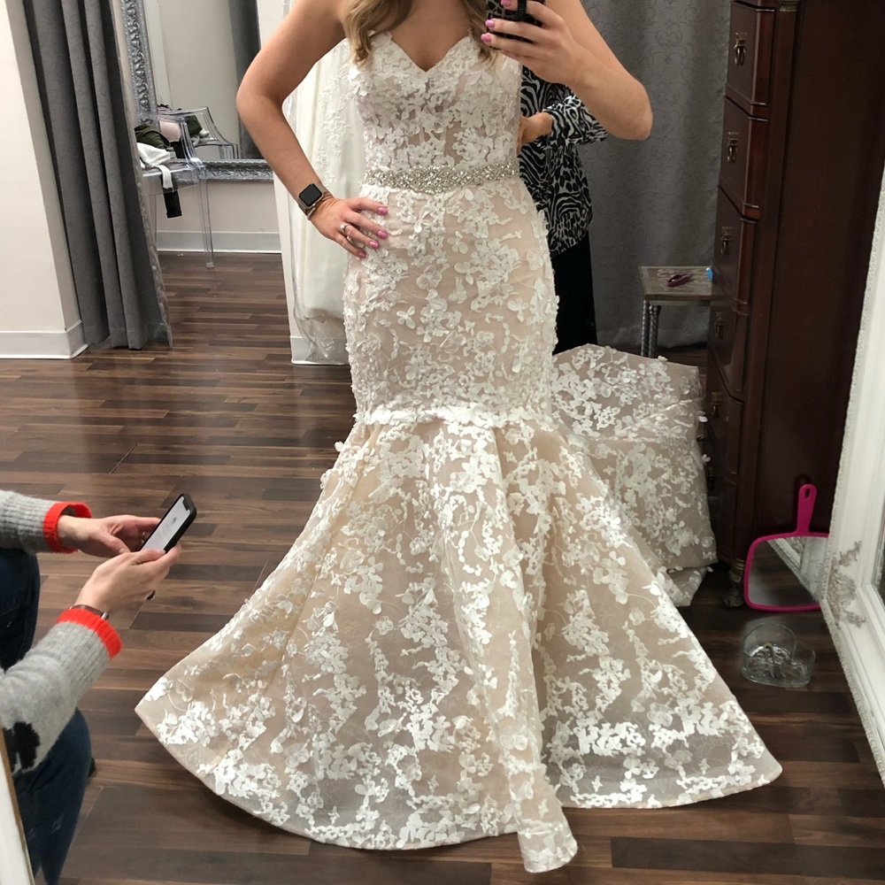 Allure Couture c487 Strapless Mermaid Wedding Gown